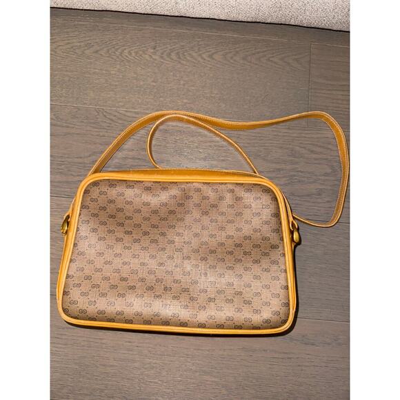 Gucci Vintage Authentic GG Micro Monogram Sherry Crossbody/Shoulder Bag w Pouch - Picture 2 of 16